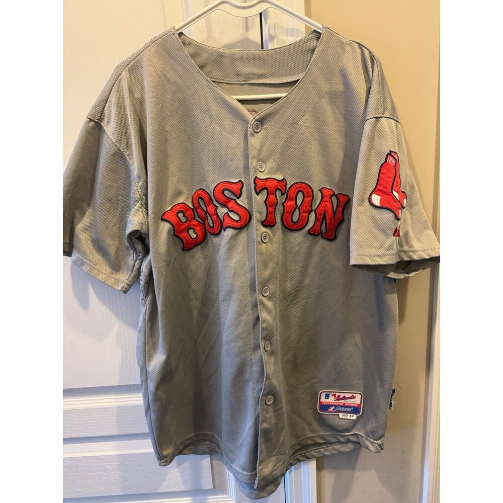🔥Majestic Wade Boggs #26 Boston Red Sox Stitched Jersey Cool Base Size 44🔥